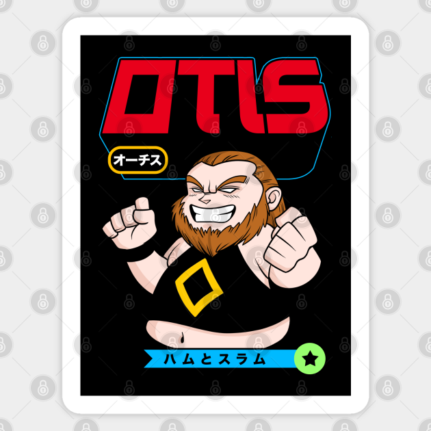 Otis Slam and Ham Otis Sticker TeePublic
